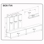 Вітальний набір BOX TV4 (BOX-22 3шт, BOX-90 2шт, BOX-44 TV 2шт)